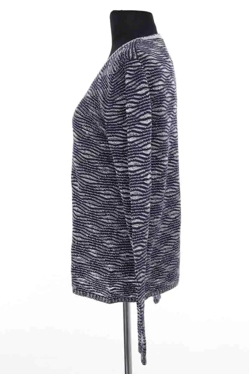 Top Maje Bleu en Synthétique