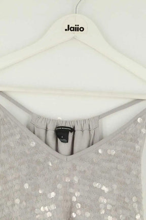Robe Club Monaco Gris en Paillettes