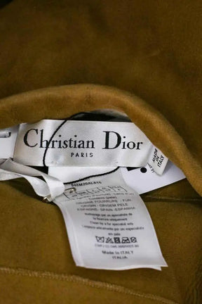 Manteau Dior Beige en Daim