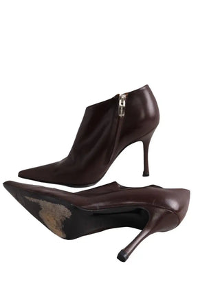 Boots Sergio Rossi Marron en Cuir