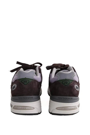 Baskets New Balance 991 Marron en Tissu