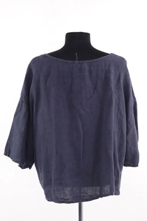 T-shirt American Vintage Anthracite en Lin