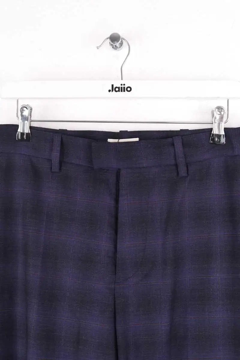Pantalon droit Zadig & Voltaire Bleu en Synthétique