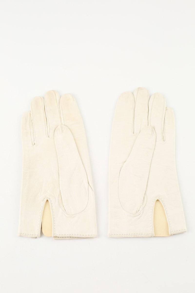 Gants Hermès  Blanc