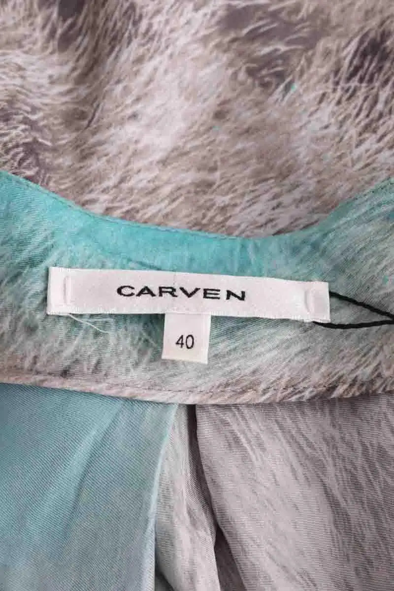Blouse Carven Multicolore en Soie