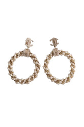Boucles d'oreilles Chanel Doré en Acier - Seconde Main