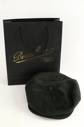Béret Borsalino Vert en Coton