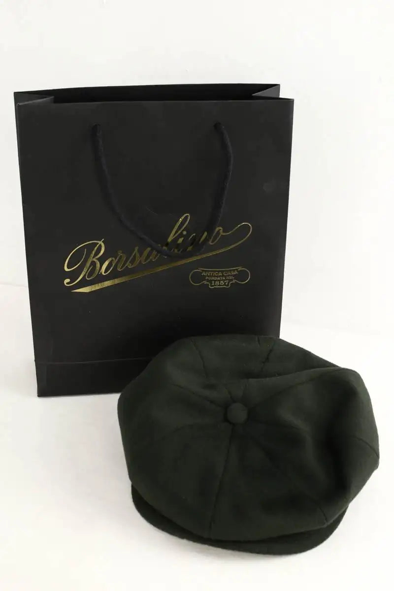 Béret Borsalino Vert en Coton