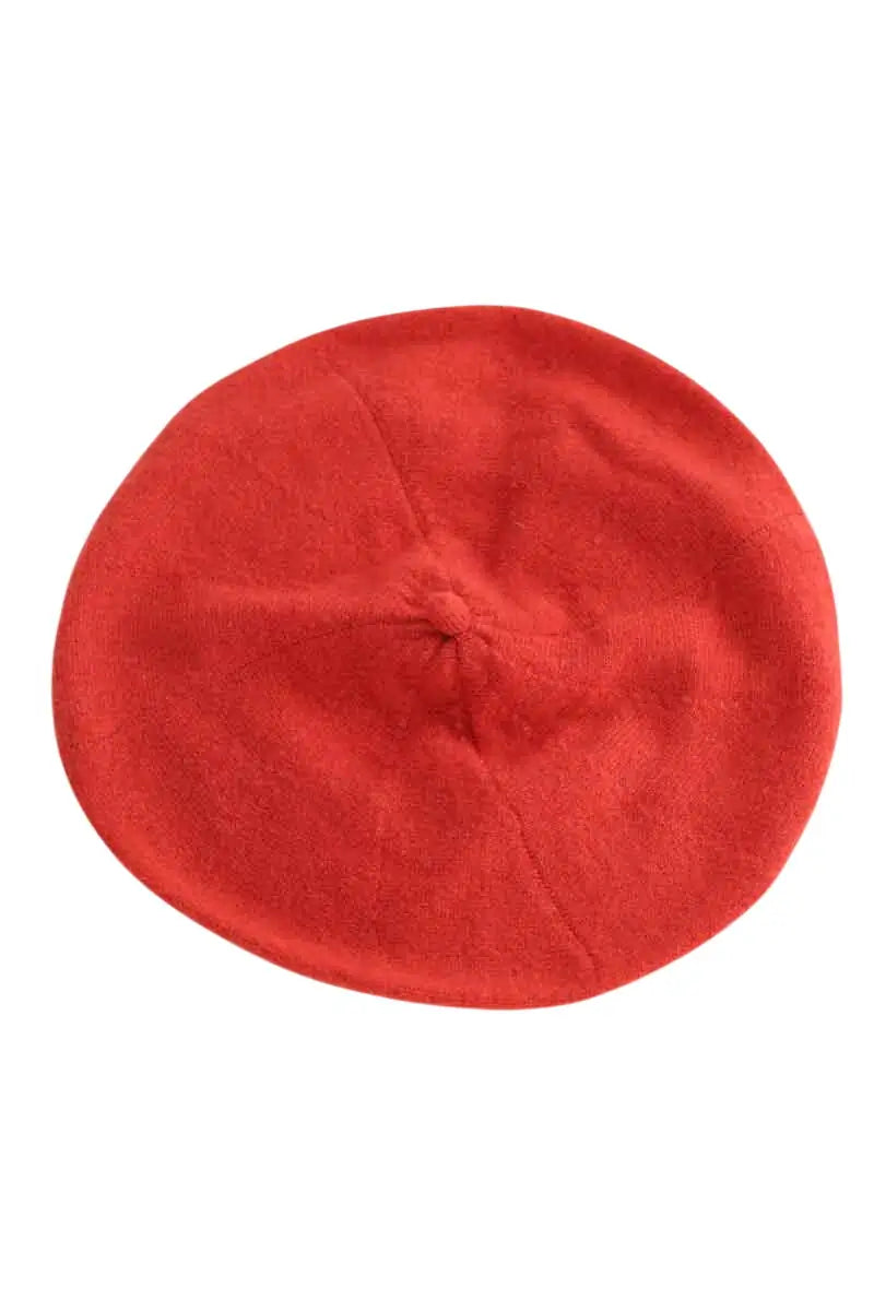 Béret Paule Ka Rouge en Cachemire, taille M - Seconde Main