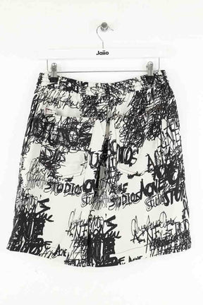 Bermuda Acne Studios Ecru en Viscose