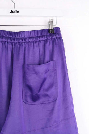 Bermuda Acne Studios Violet en Synthétique