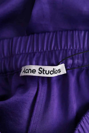 Bermuda Acne Studios Violet en Synthétique