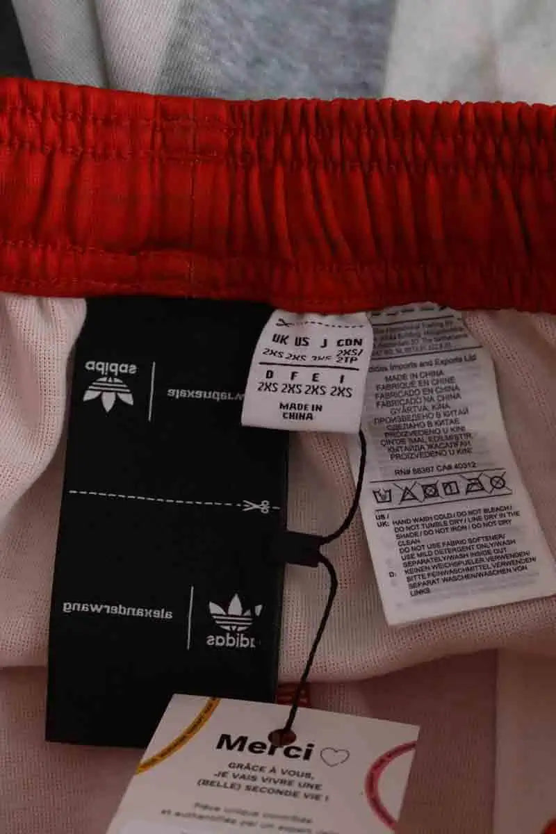 Bermuda Adidas Rouge en Synthétique