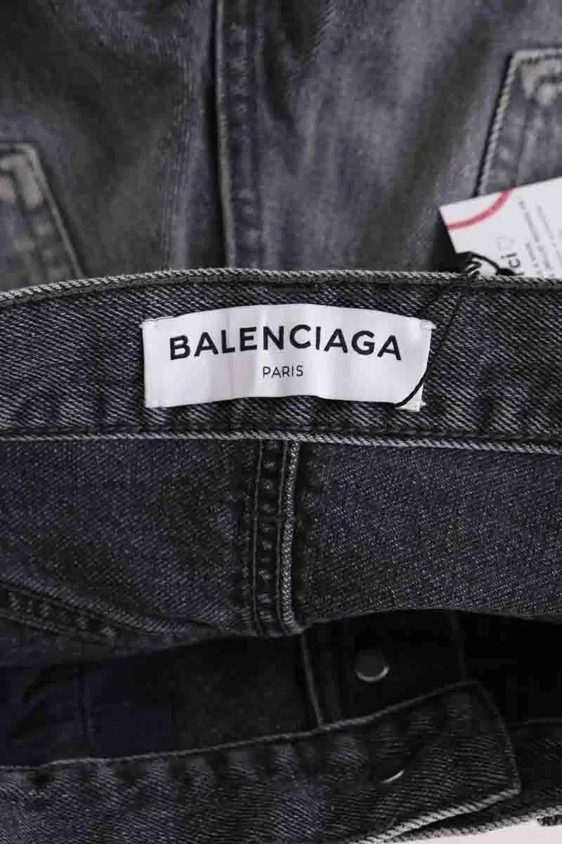 Bermuda Balenciaga Gris en Coton