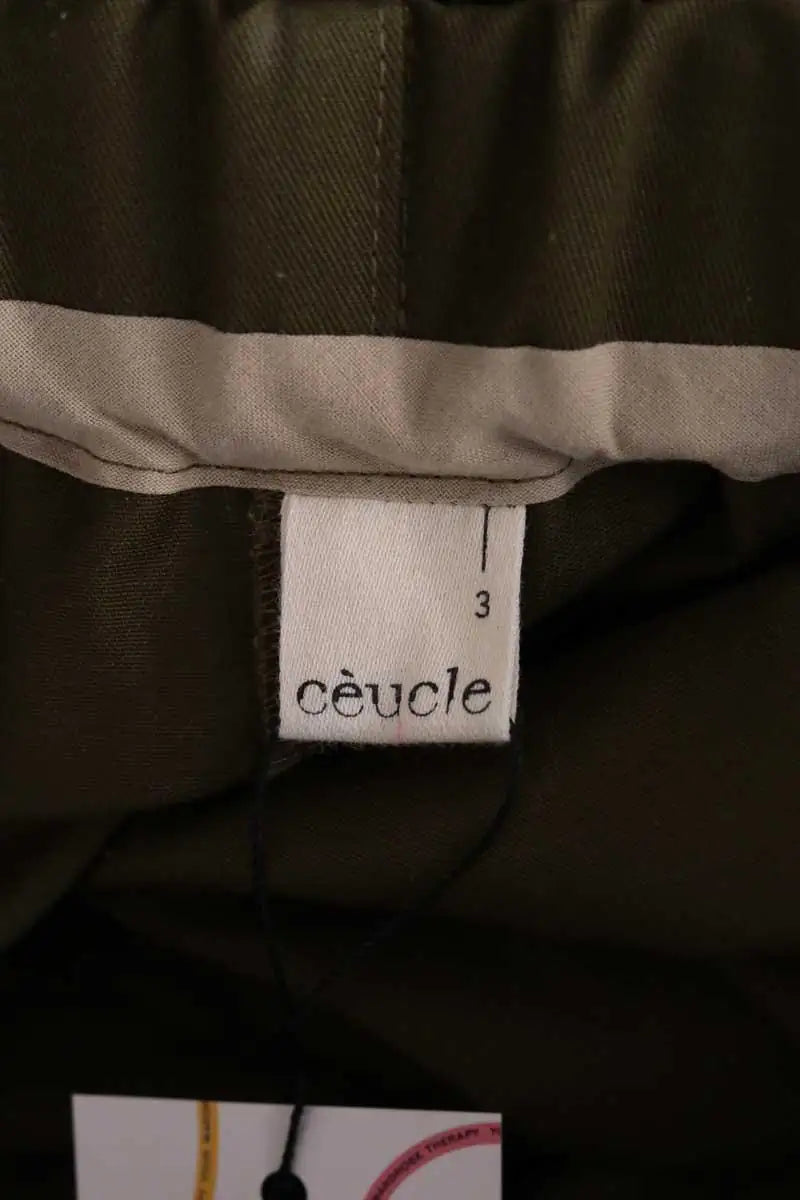 Bermuda Cèucle Kaki en Coton