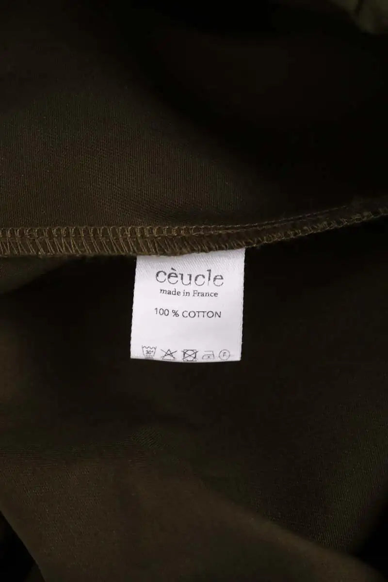 Bermuda Cèucle Kaki en Coton