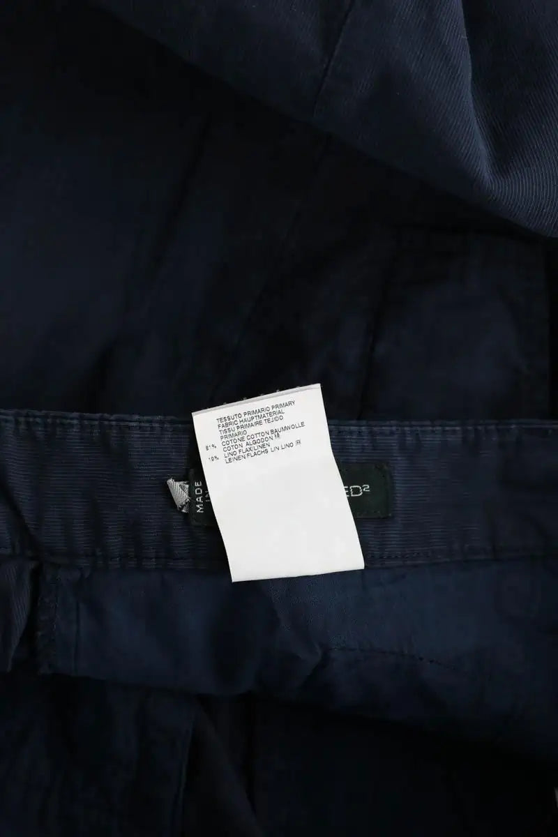 Bermuda Dsquared2 Bleu en Coton