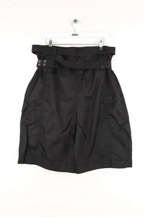 Bermuda Ganni Noir en Polyamide