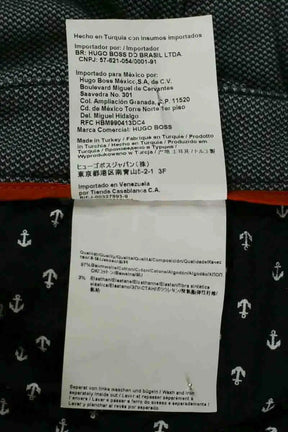 Bermuda Hugo Boss Bleu en Coton