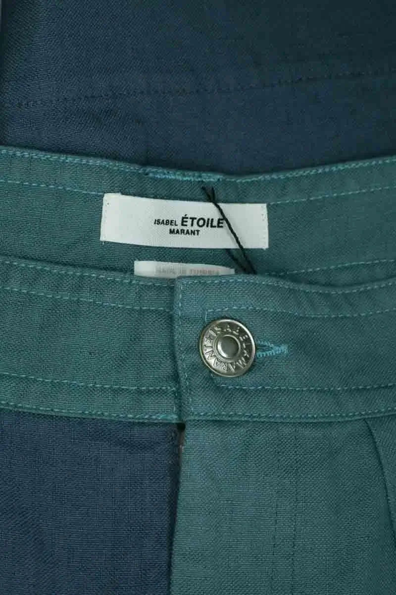 Bermuda Isabel Marant Étoile Vert en Coton