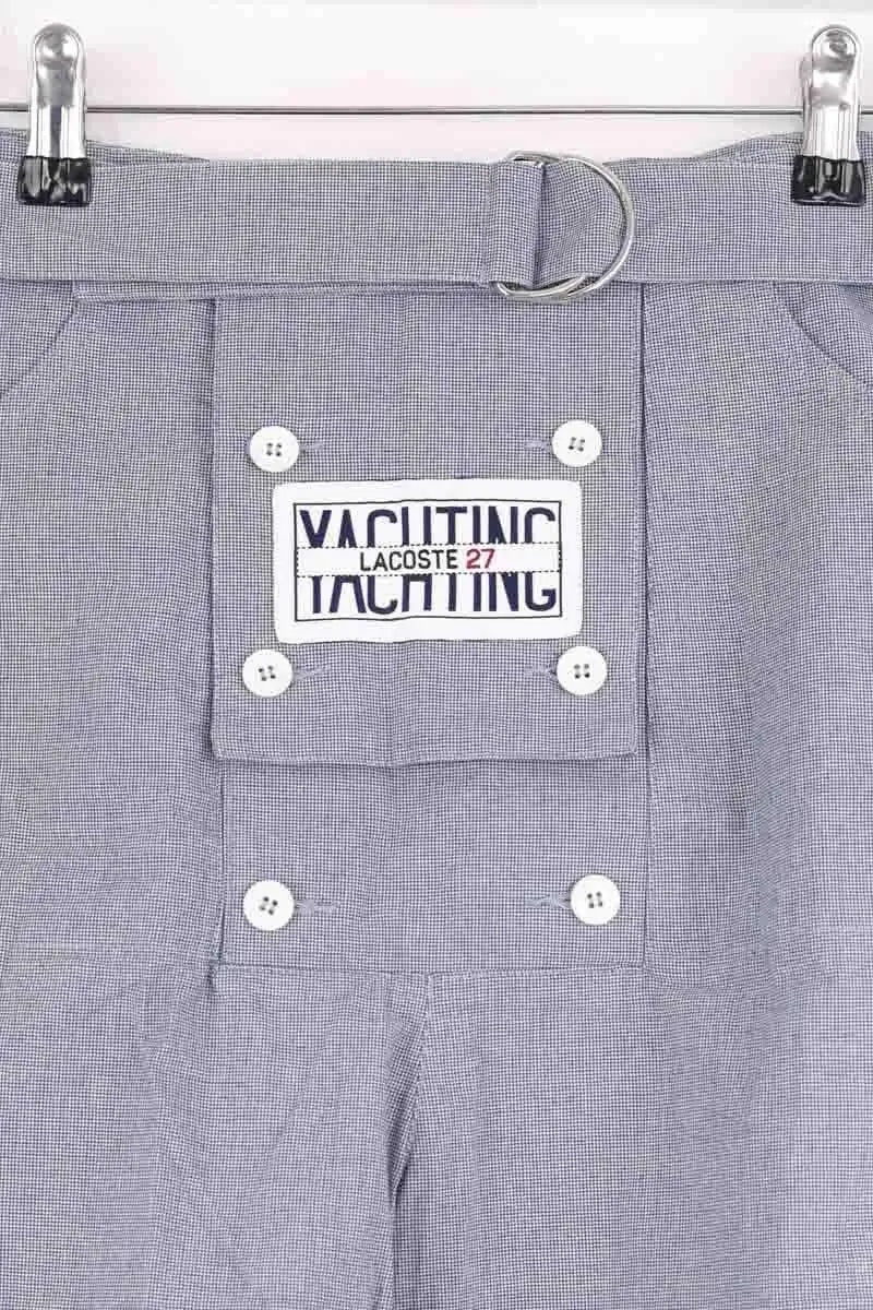 Bermuda Lacoste Bleu en Coton