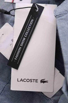 Bermuda Lacoste Bleu en Coton