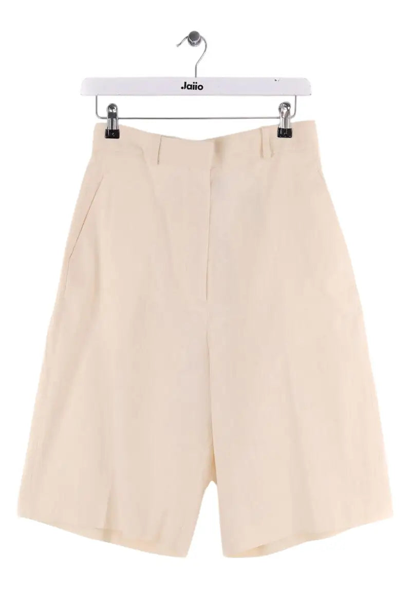 Bermuda Sandro Beige en Lin, taille M - Seconde Main