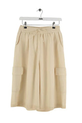Bermuda The Frankie Shop Ecru en Coton, taille M - Seconde Main