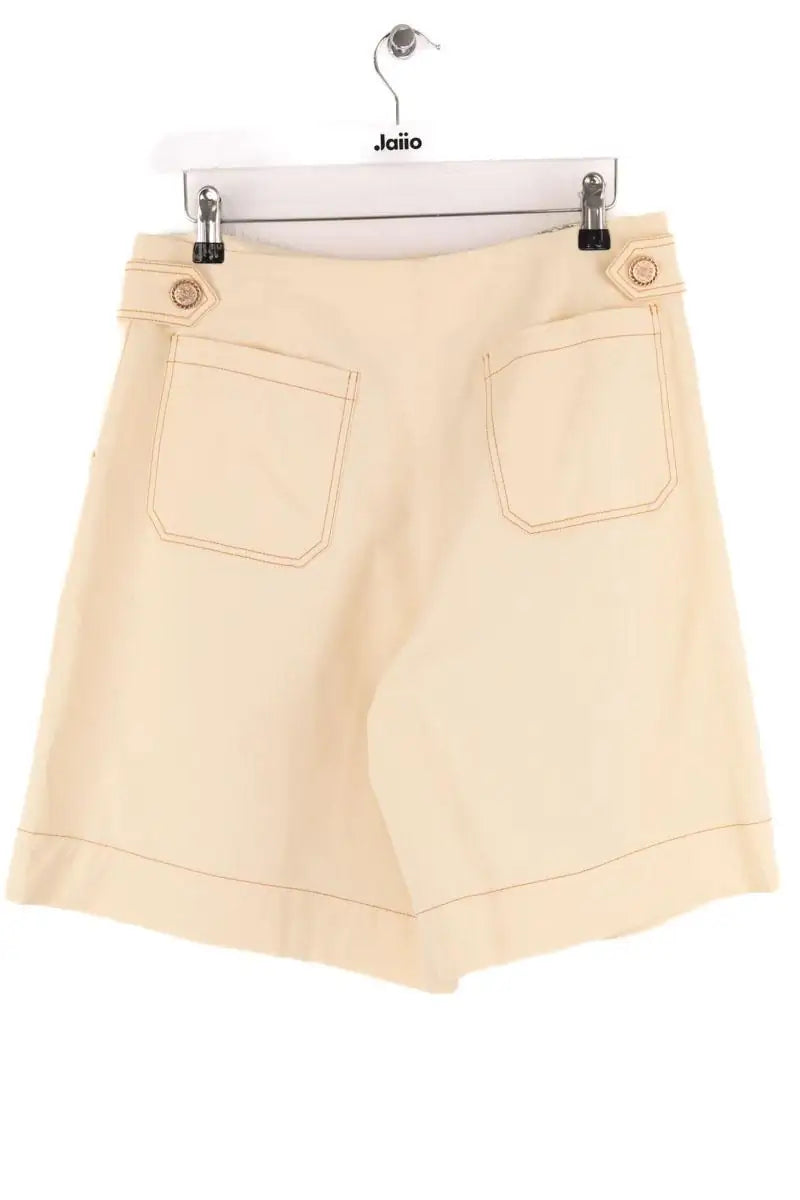 Bermuda Tresse Ecru en Coton