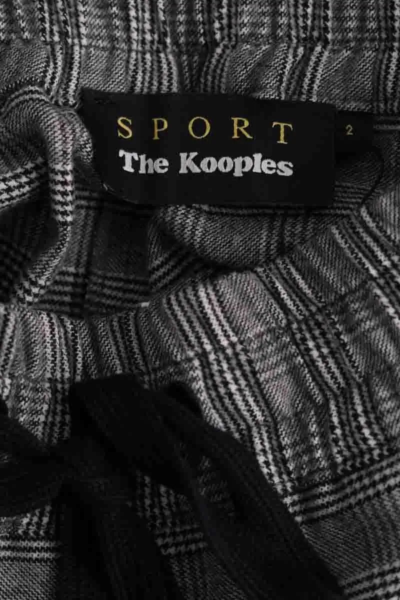 Jupe The Kooples Gris en Coton