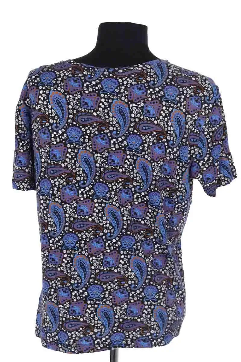 T-shirt Sandro Bleu en Coton