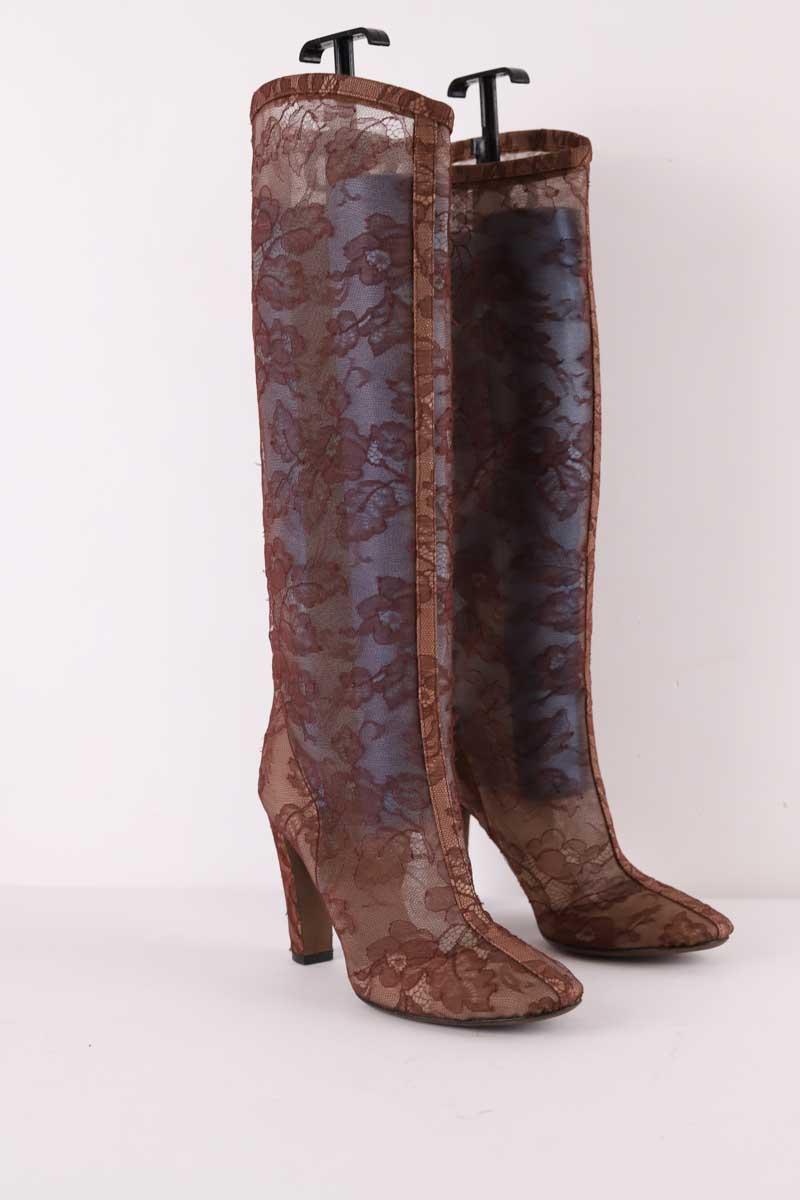 Bottes Valentino  Bordeaux