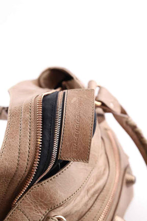 Sac à main Balenciaga City Marron