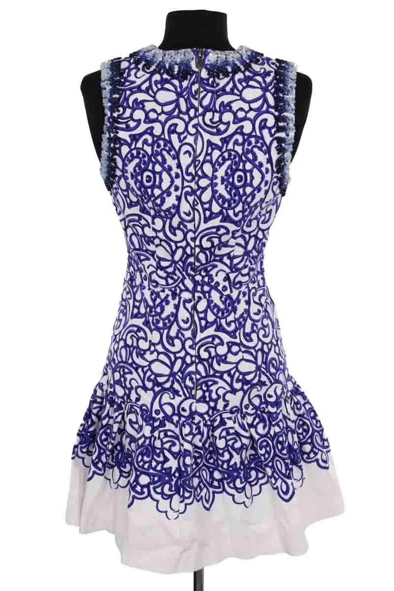 Robe Manoush Blanc en Coton