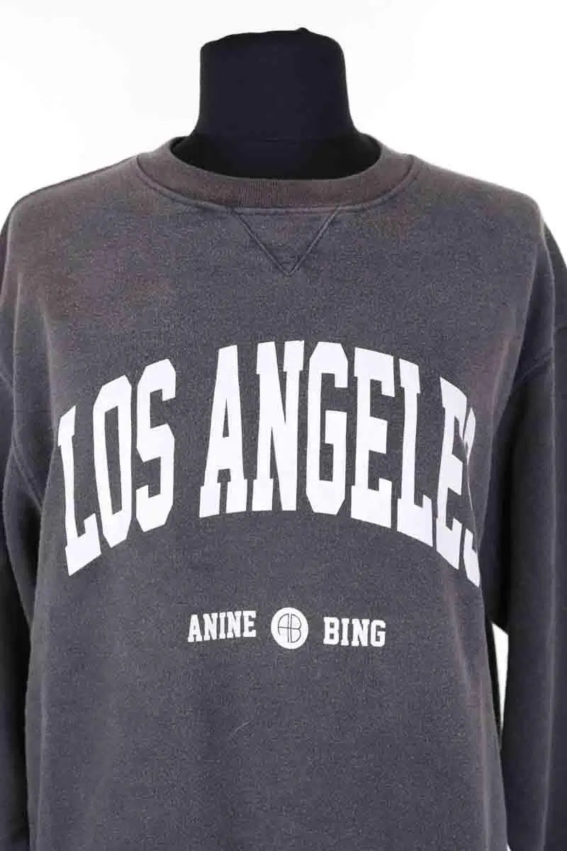 Sweatshirt Anine Bing Gris en Coton