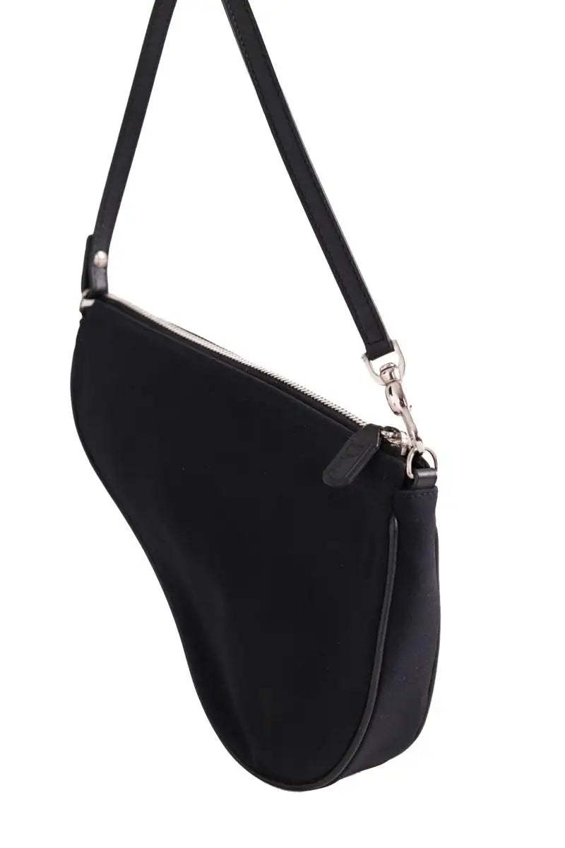 Mini sac Dior Noir en Tissu