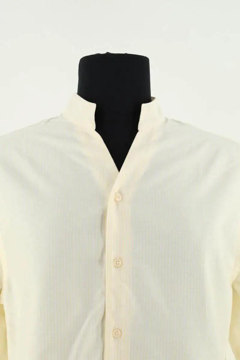 Chemise Figaret Jaune en Coton