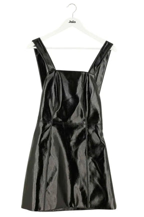 Robe Claudie Pierlot Noir en Synthétique, taille S - Seconde Main