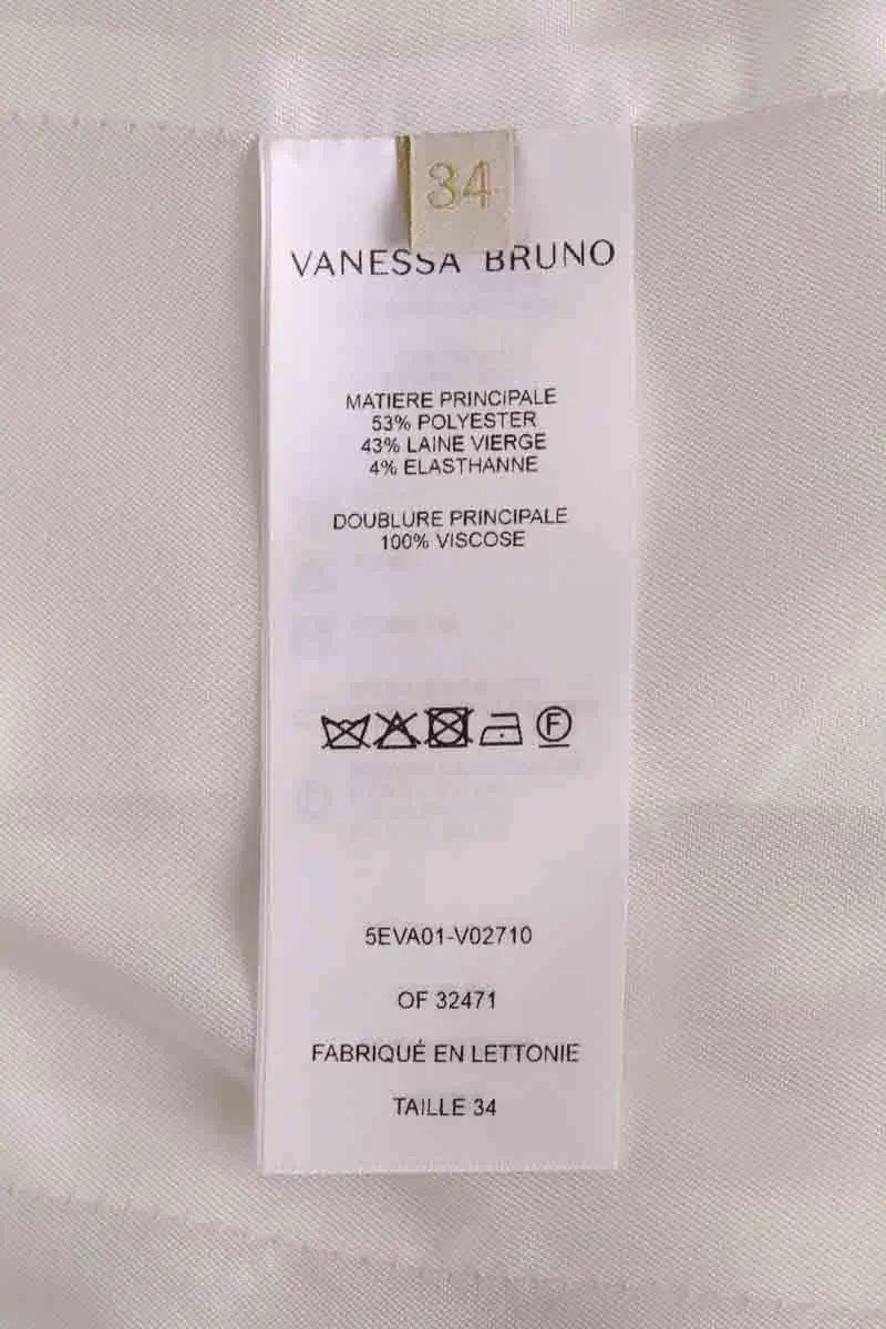 Veste Vanessa Bruno Jaune en Synthétique