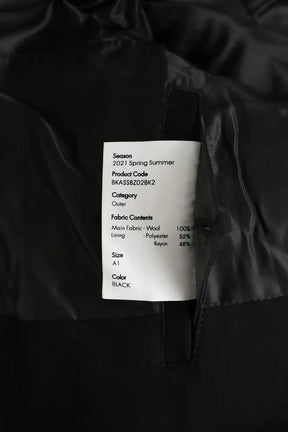 Blazer Ader Error Noir en Laine