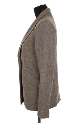 Blazer Agnès B. Marron en Laine