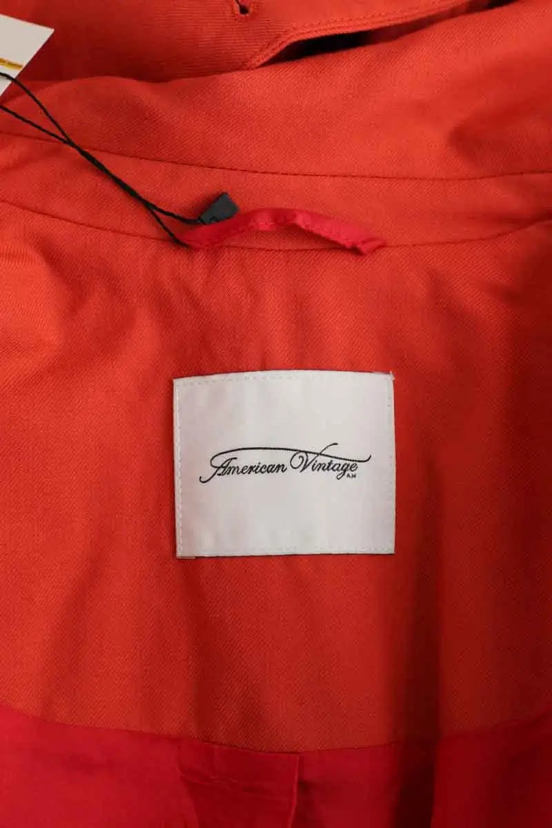 Blazer American Vintage Orange en Laine