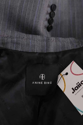 Blazer Anine Bing Declan Gris en Laine