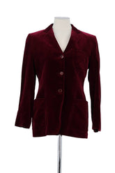 Blazer Aspesi Bordeaux en Coton, taille XXL - Seconde Main