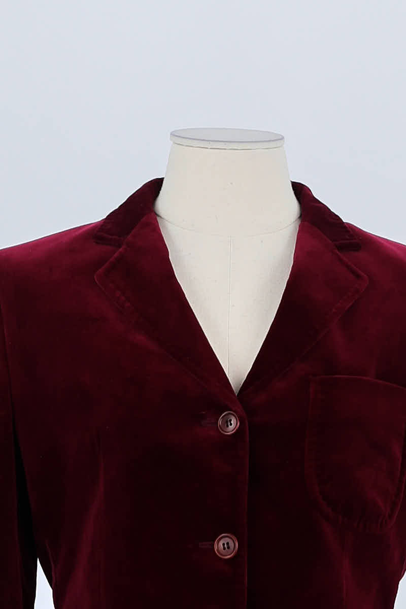 Blazer Aspesi Bordeaux en Coton
