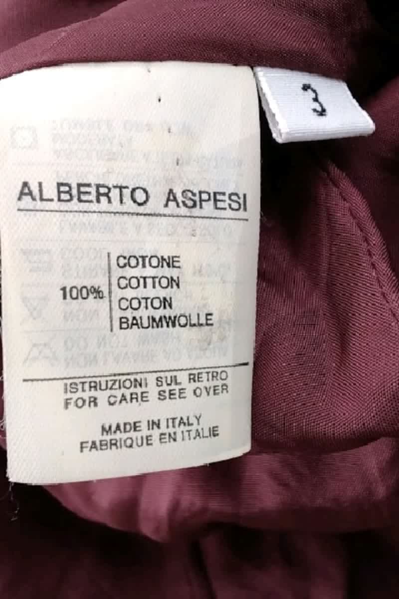 Blazer Aspesi Bordeaux en Coton