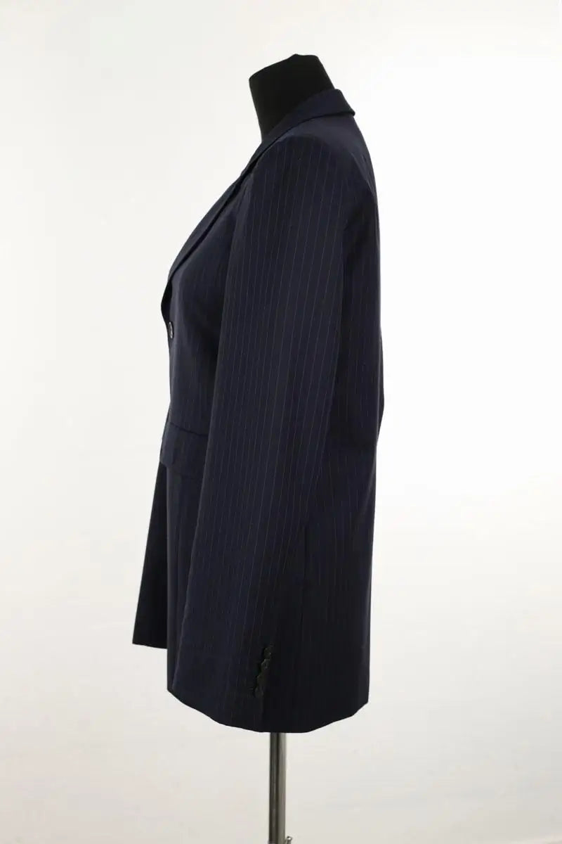 Blazer Balenciaga Bleu en Laine