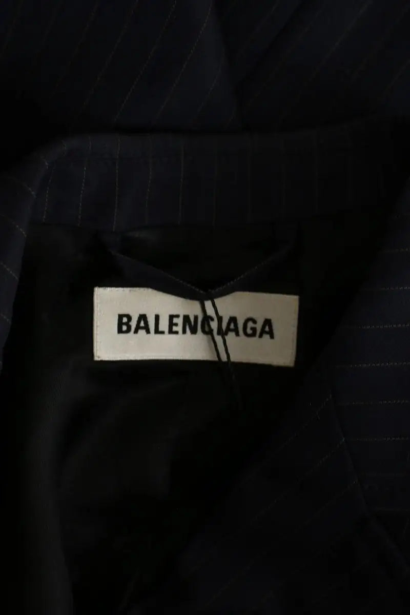 Blazer Balenciaga Bleu en Laine