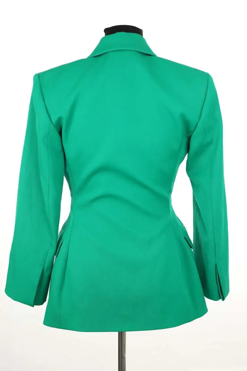 Blazer Balenciaga Vert en Laine