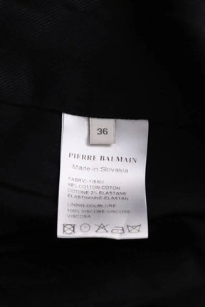 Blazer Balmain Kaki en Coton
